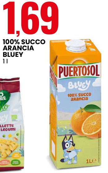 100% succo arancia Bluey 1 l