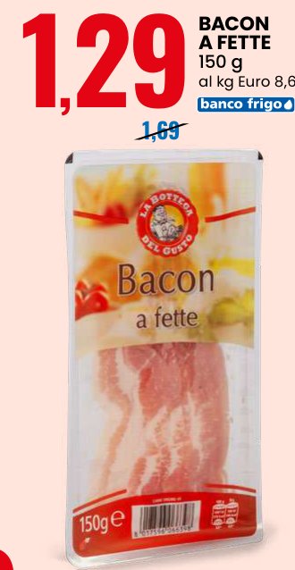 Bacon a fette 150 g