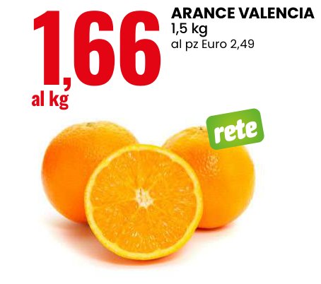Arance Valencia 1,5 kg