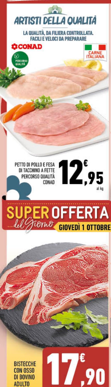 Petto di pollo e fesa di tacchino a fette Percorso Qualità Conad
