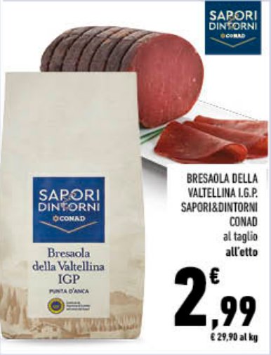 Bresaola della Valtellina I.G.P. al taglio