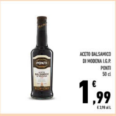 Aceto balsamico di Modena I.G.P. 50 cl