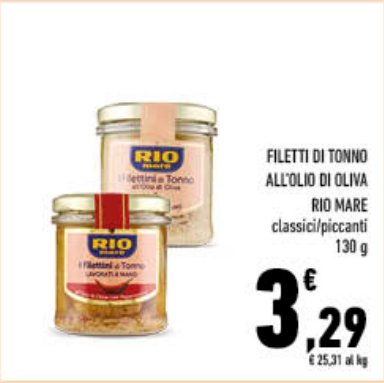 Filetti di tonno all'olio di oliva classici o piccanti