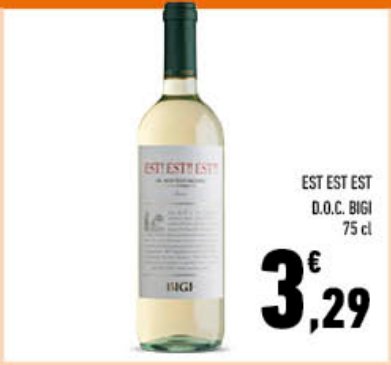 Est Est Est D.O.C. Bigi 75 cl