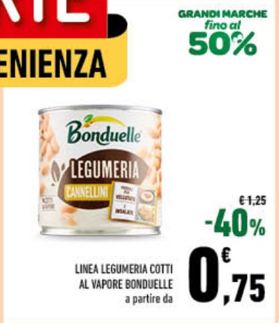 Linea Legumeria Cotti al Vapore Cannellini Bonduelle