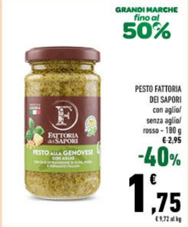 Pesto alla Genovese con Aglio 180 g