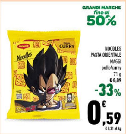 Noodles Pasta Orientale Pollo/Curry 71 g