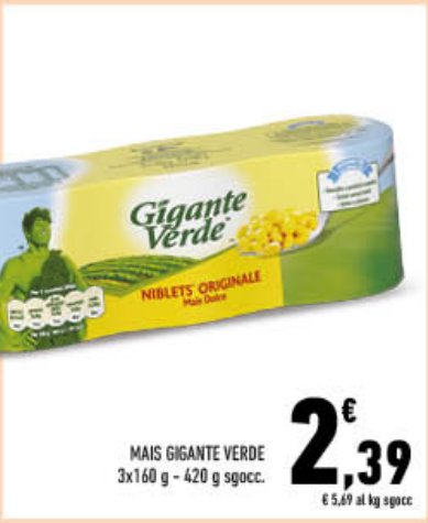 Mais Niblets Originale 3 x 160 g