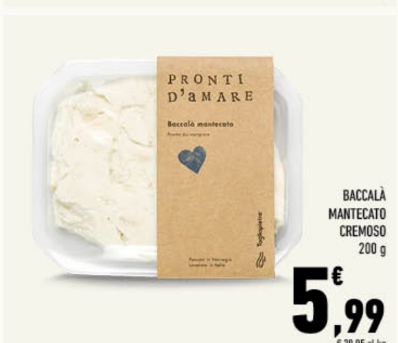 Baccalà mantecato cremoso 200 g