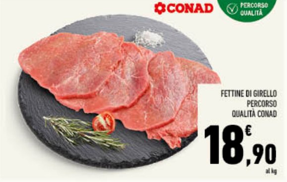 Fettine di girello Percorso Qualità