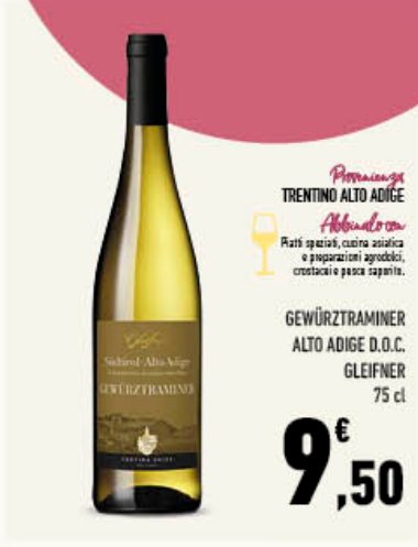 Gewürztraminer Alto Adige D.O.C. G.I. Glifner