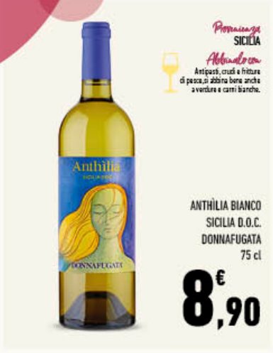 Anthilia Bianco Sicilia D.O.C. Donnafugata