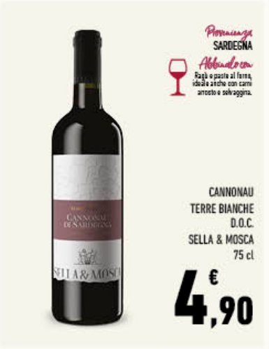 Cannonau Terre Bianche D.O.C. Sella & Mosca