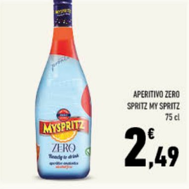 Aperitivo zero Spritz My Spritz - 75 cl