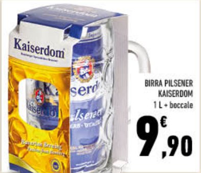 Birra Pilsener 1 l + boccale