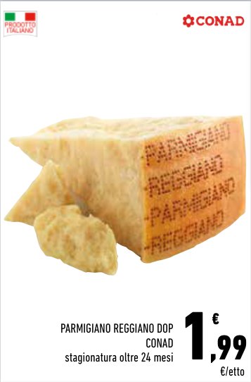 Parmigiano Reggiano DOP stagionatura oltre 24 mesi