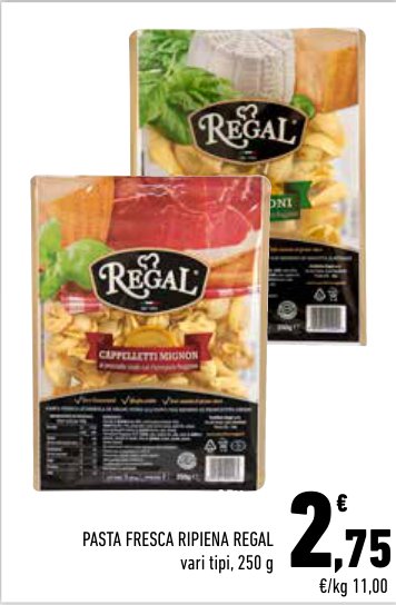 Pasta fresca ripiena Regal vari tipi 250 g
