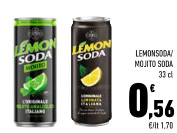 Lemon Soda / Mojito Soda, 33 cl