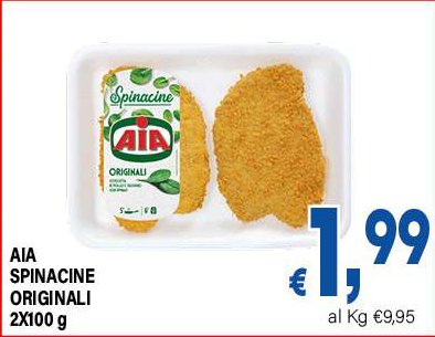 AIA Spinacine Original 2x100 g