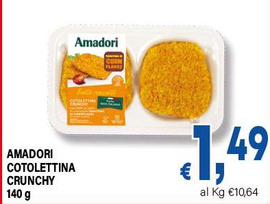Amadori Cotolettina Crunchy 140 g