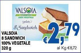 8 Sandwich 100% Vegetale 320 g