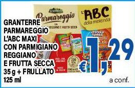 ABC Maxi con Parmigiano Reggiano e frutta secca