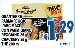 ABC Maxi con Parmigiano Reggiano e crackers