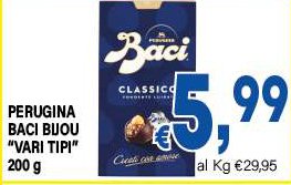 Baci Buonissimi Vari Tipi