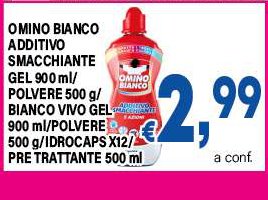 Additivo smacchiante gel 900 ml/polvere 500 g