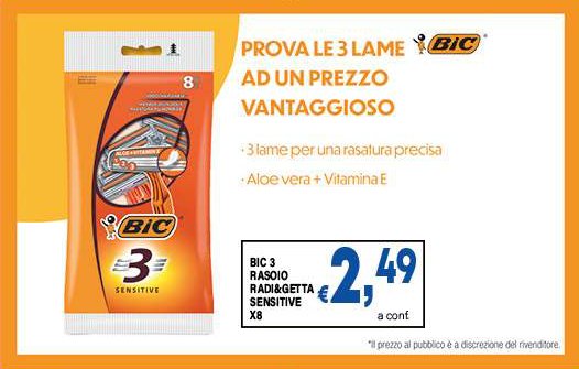 Bic 3 Rasoi Radica e Getta Sensitive X8