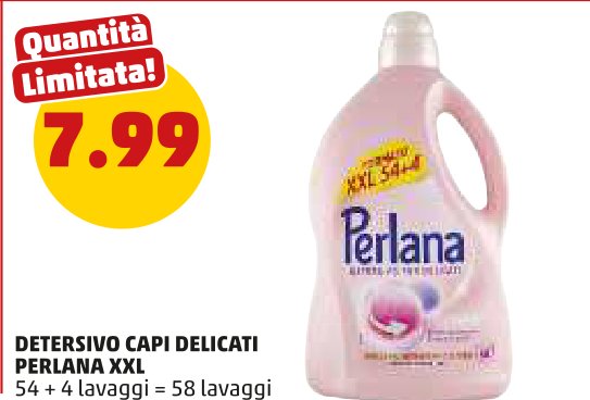 Detersivo Capi Delicati Perlana XXL