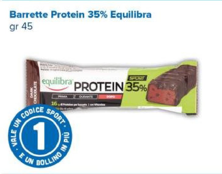 Barrette Protein 35% Equilibra gr 45