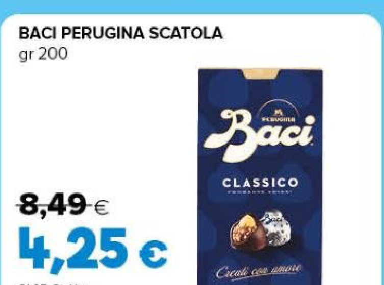 Baci Perugina Scatola gr 200