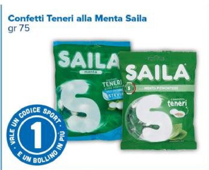 Confetti Teneri alla Menta Saila, 75 g