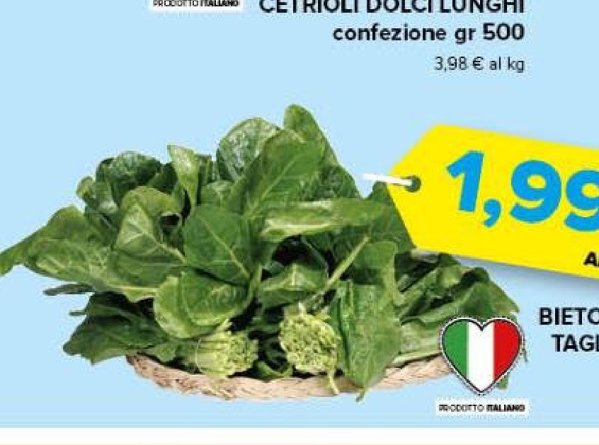 Bietolina tagliata