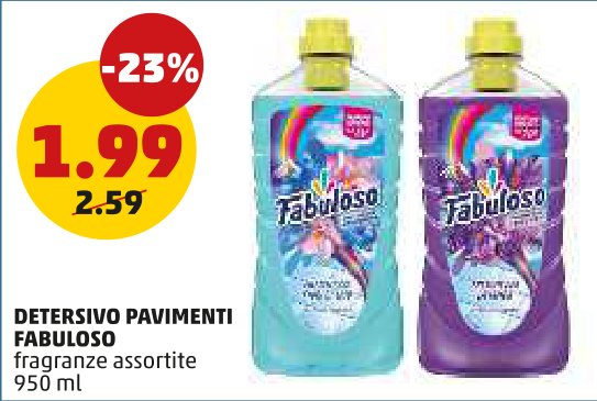 Detersivo pavimenti Fabuloso, fragranze assortite, 950 ml