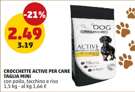 Crocchette Active per cane taglia mini