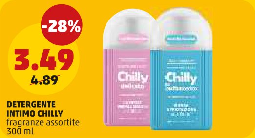 Detergente intimo Chilly fragranze assortite 300 ml