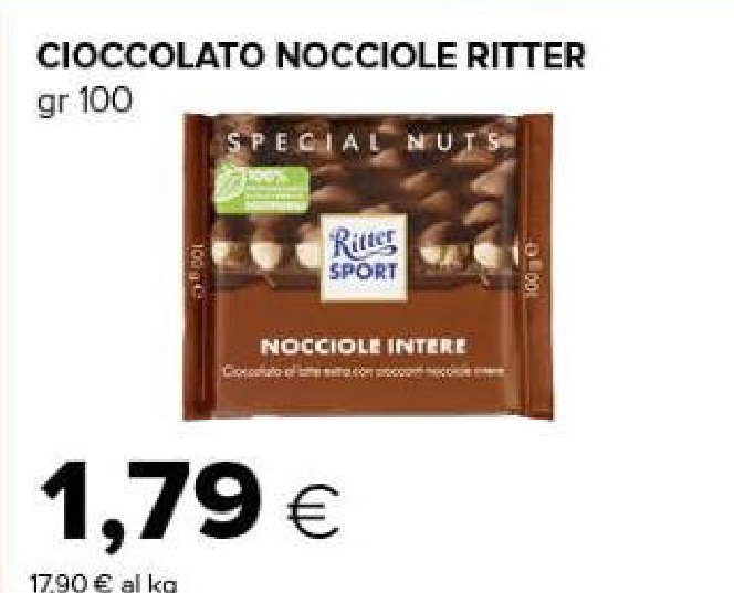 Cioccolato Nocciole Ritter Sport