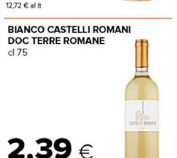 Bianco Castelli Romani DOC Terre Romane cl 75
