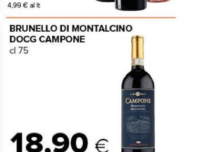 Brunello di Montalcino DOCG Campone cl 75