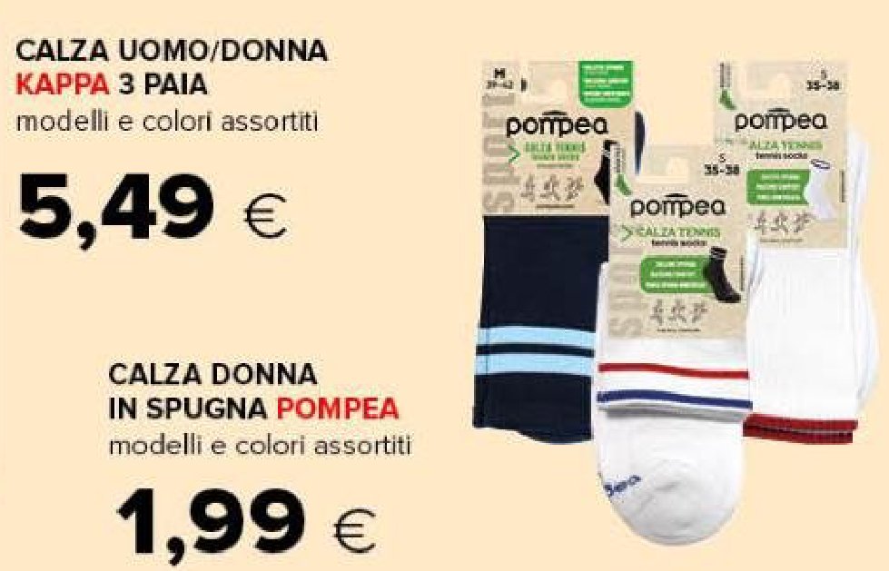 Calza uomo/donna Kappa 3 paia