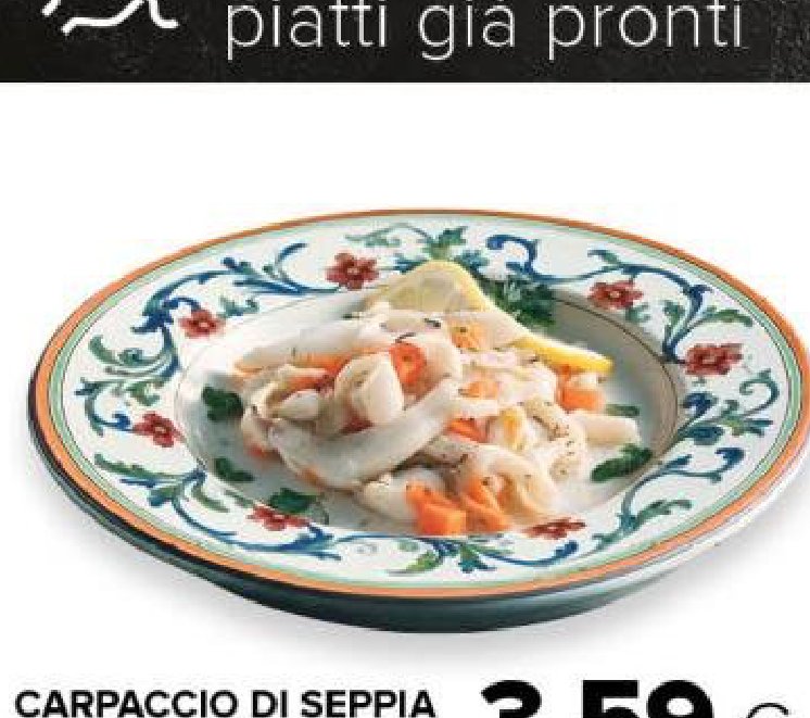 Carpaccio di Seppia in Insalata