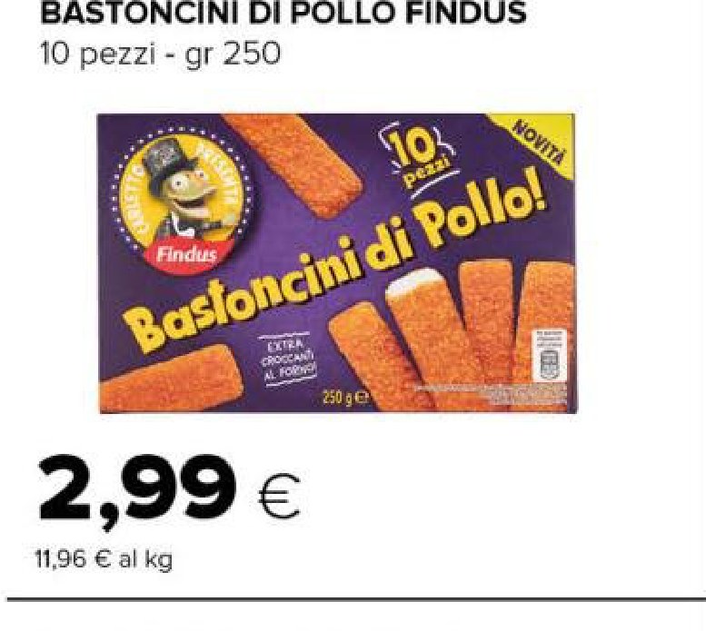 Bastoncini di pollo