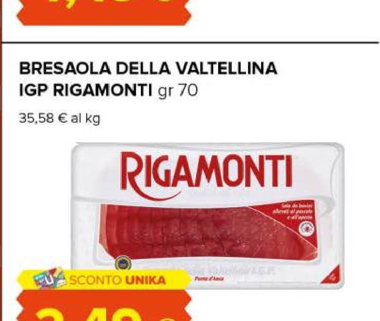 Bresaola della Valtellina IGP, 70 g