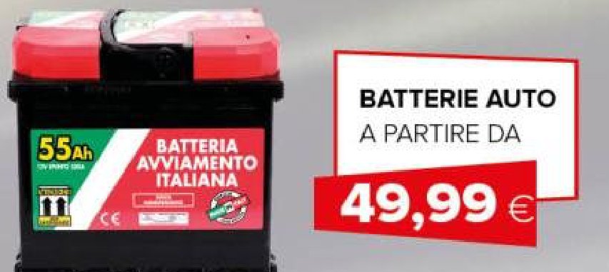 Batteria auto 55 Ah