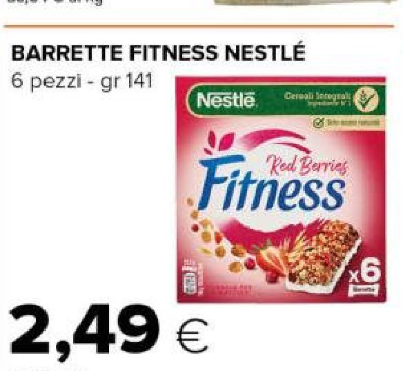 Barrette Fitness, 6 pezzi, 141 g