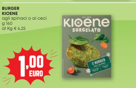 Burger agli spinaci o ai ceci
