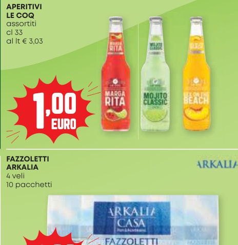 Aperitivi Le Coq assortiti