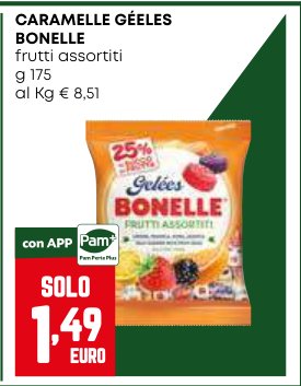 Caramelle Gelées Bonelle frutti assortiti